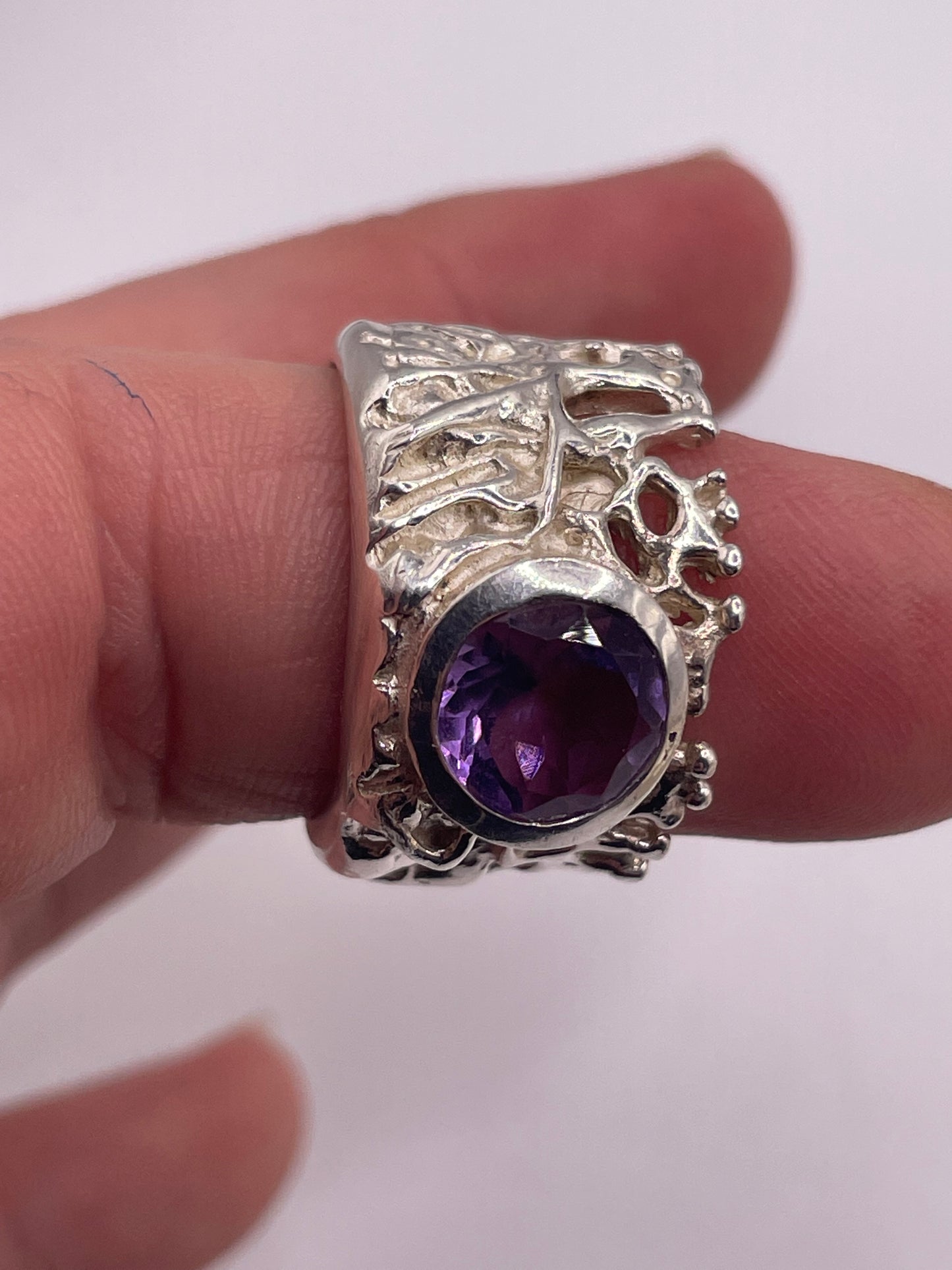 Lavender Haze Silver ring