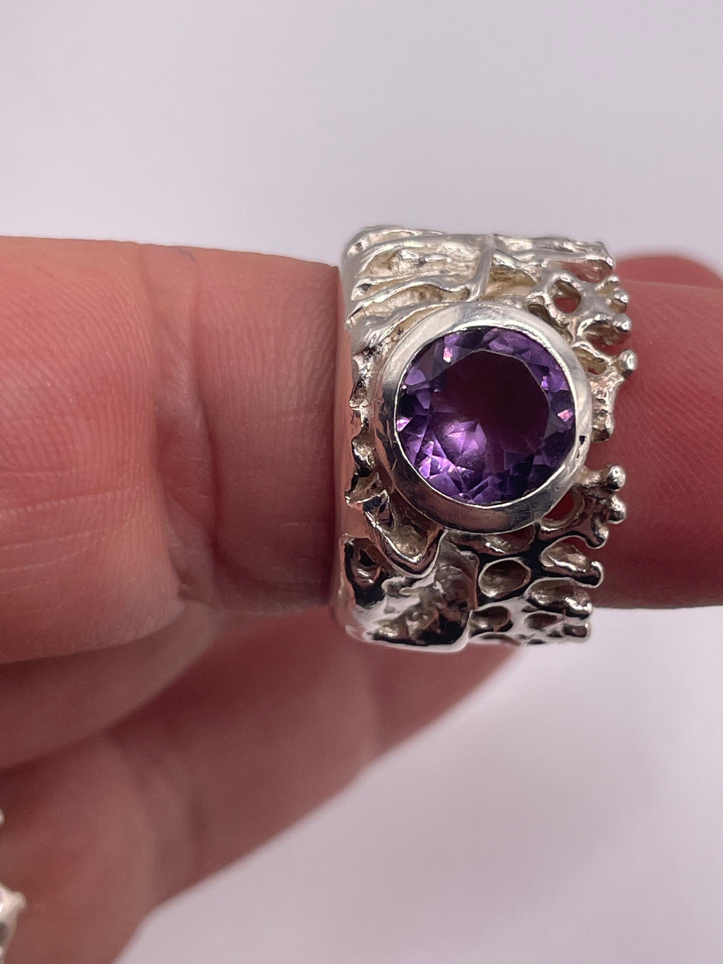 Lavender Haze Silver ring
