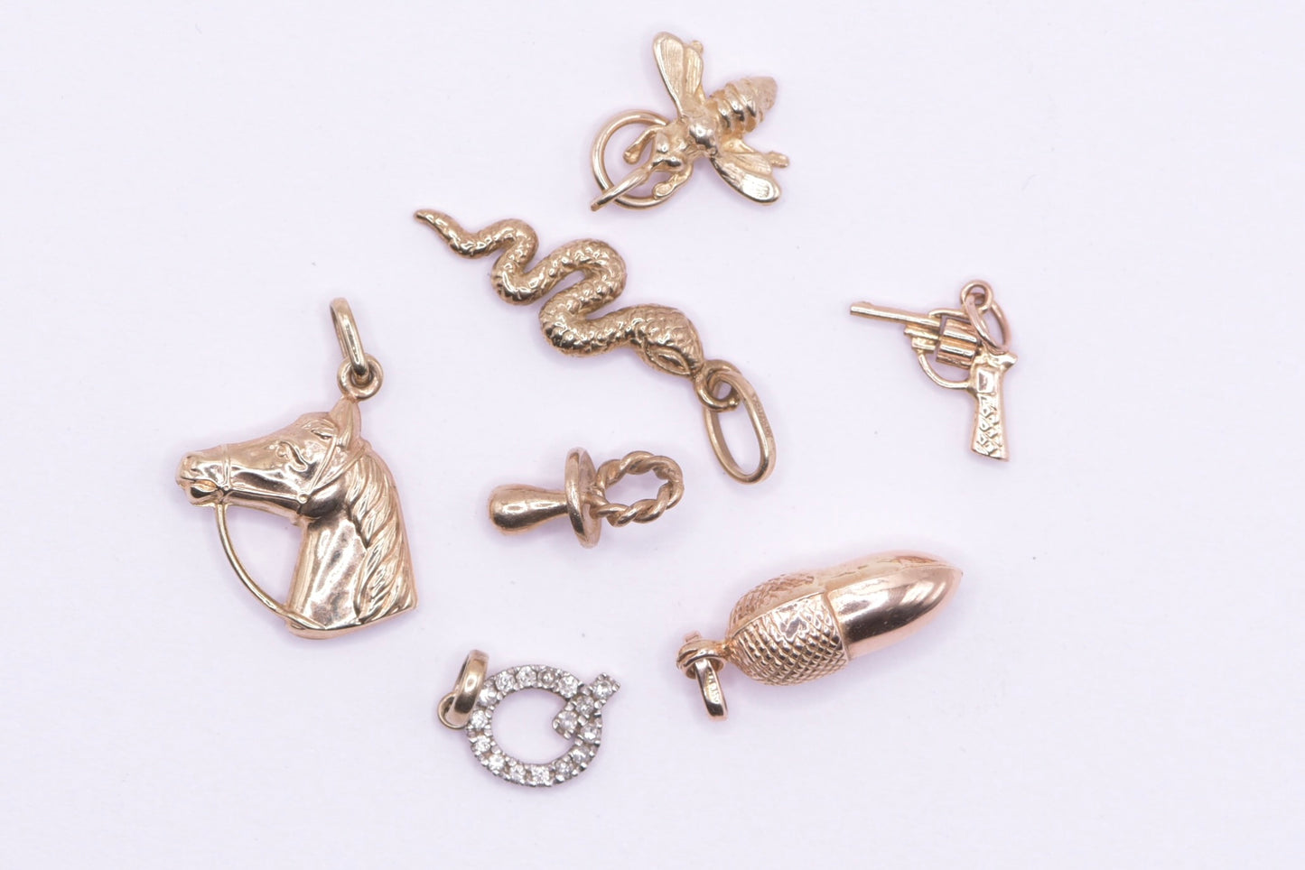 18ct Acorn charm