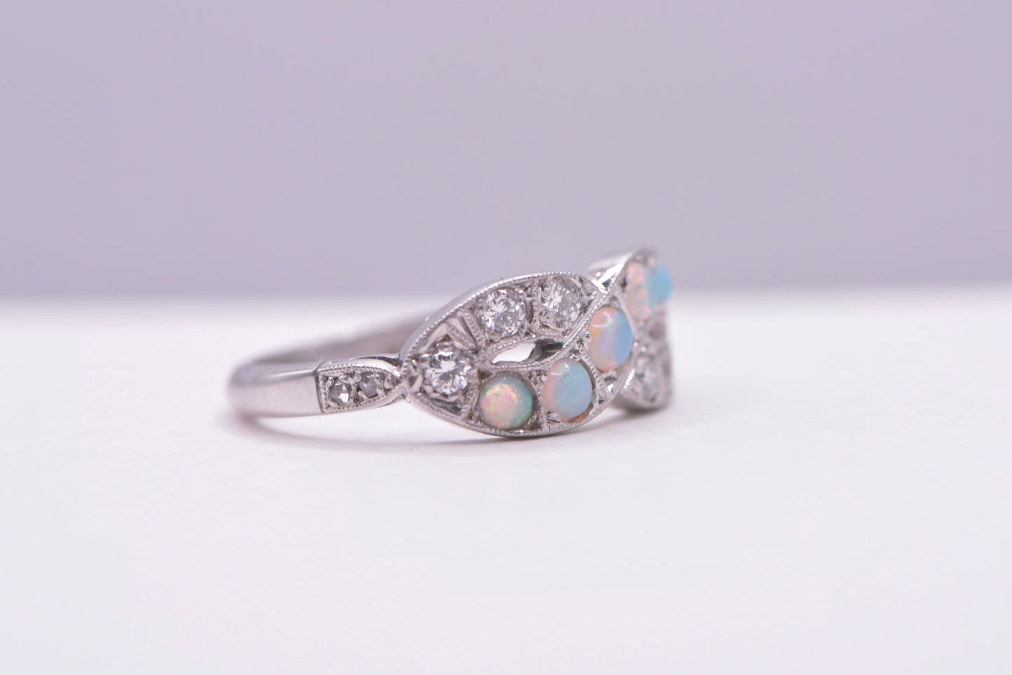 Zendaya - 18ct yellow gold vintage Opal and Diamond ring