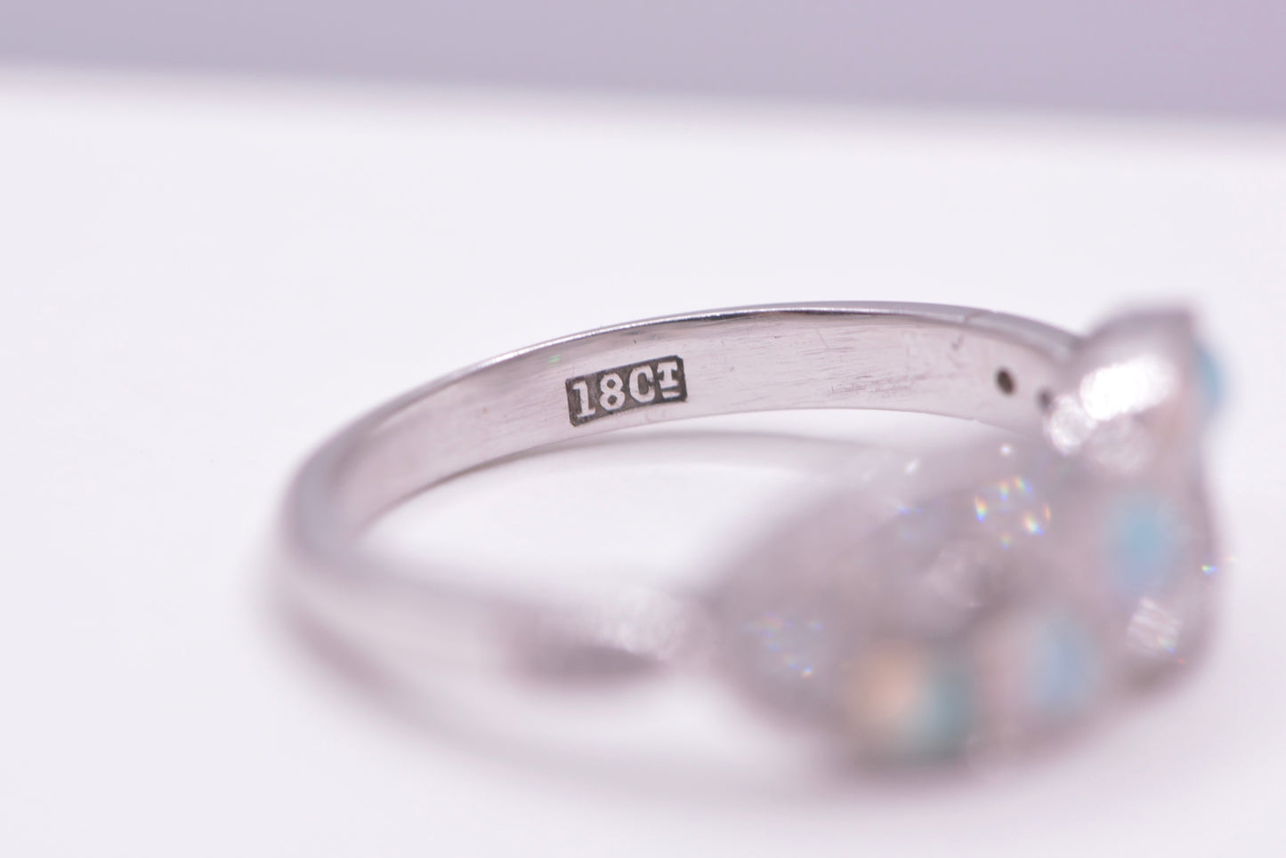 Zendaya - 18ct yellow gold vintage Opal and Diamond ring