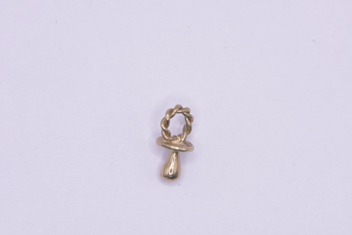 Tiny 9ct gold pacifier