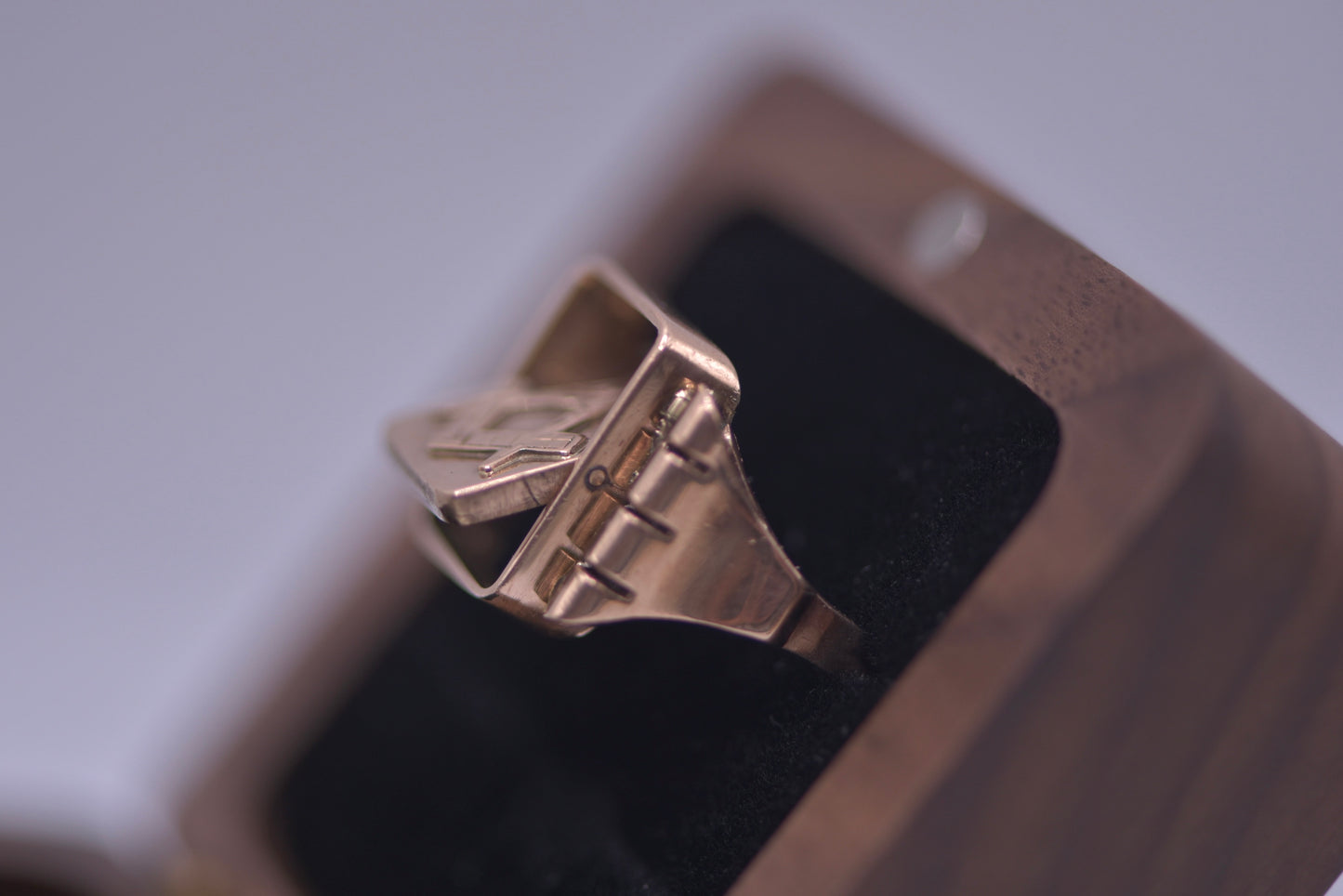 Masonic flip ring