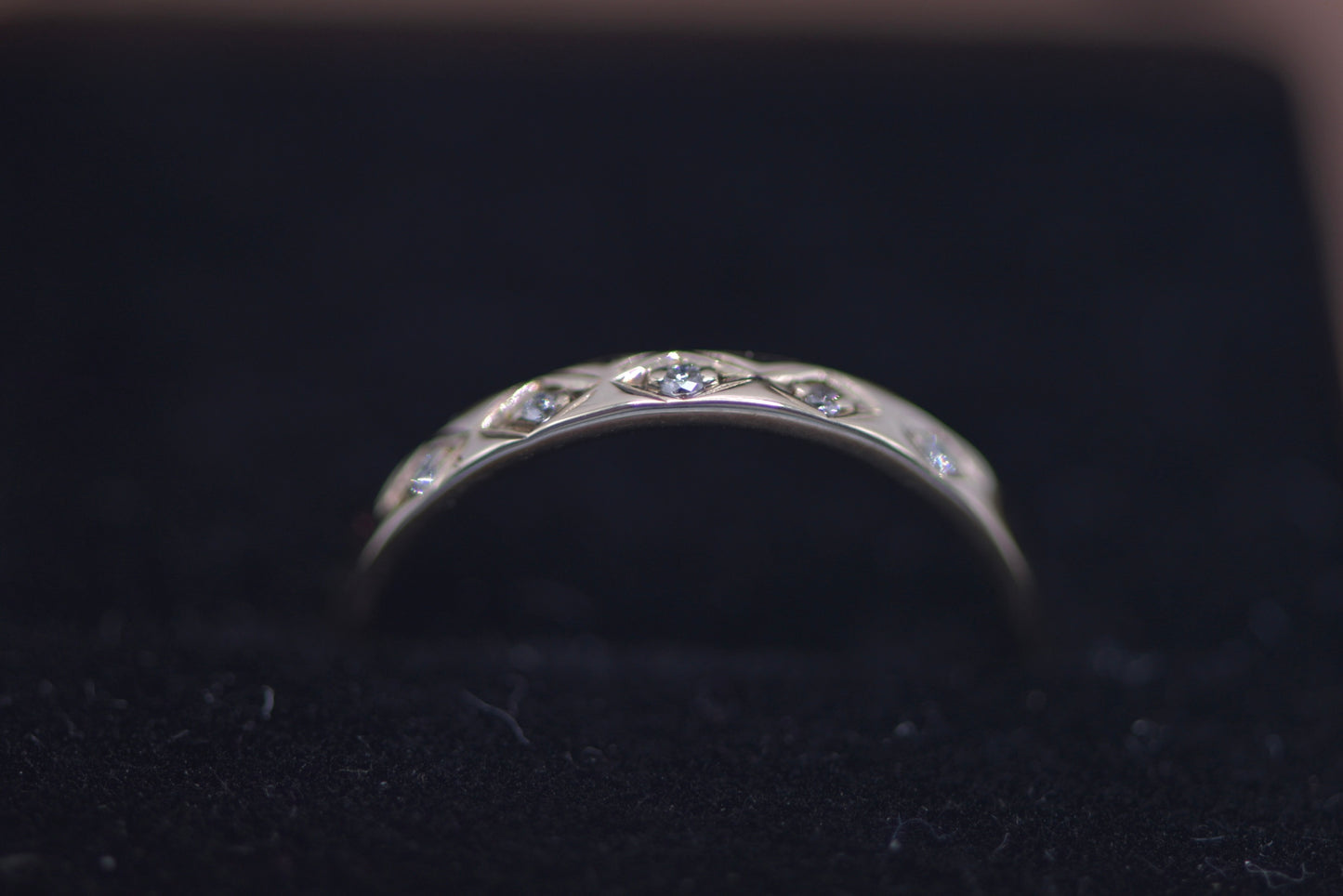 9ct diamond band