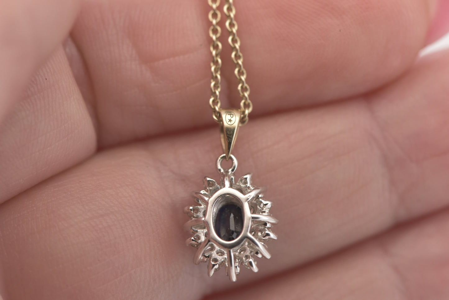 Sapphire and diamond cluster