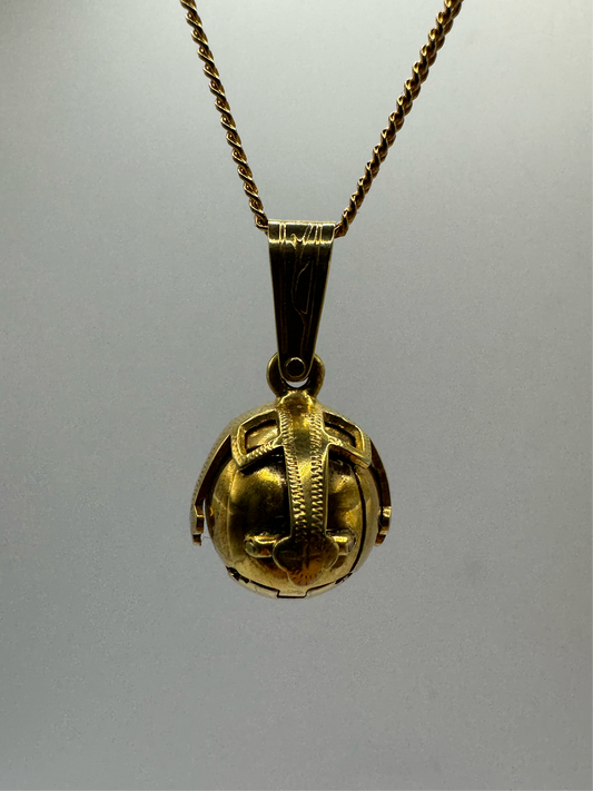 Masonic orb in solid 9ct