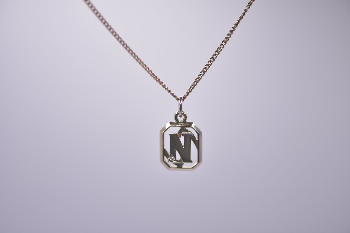 Vintage Letter ‘N’ pendant