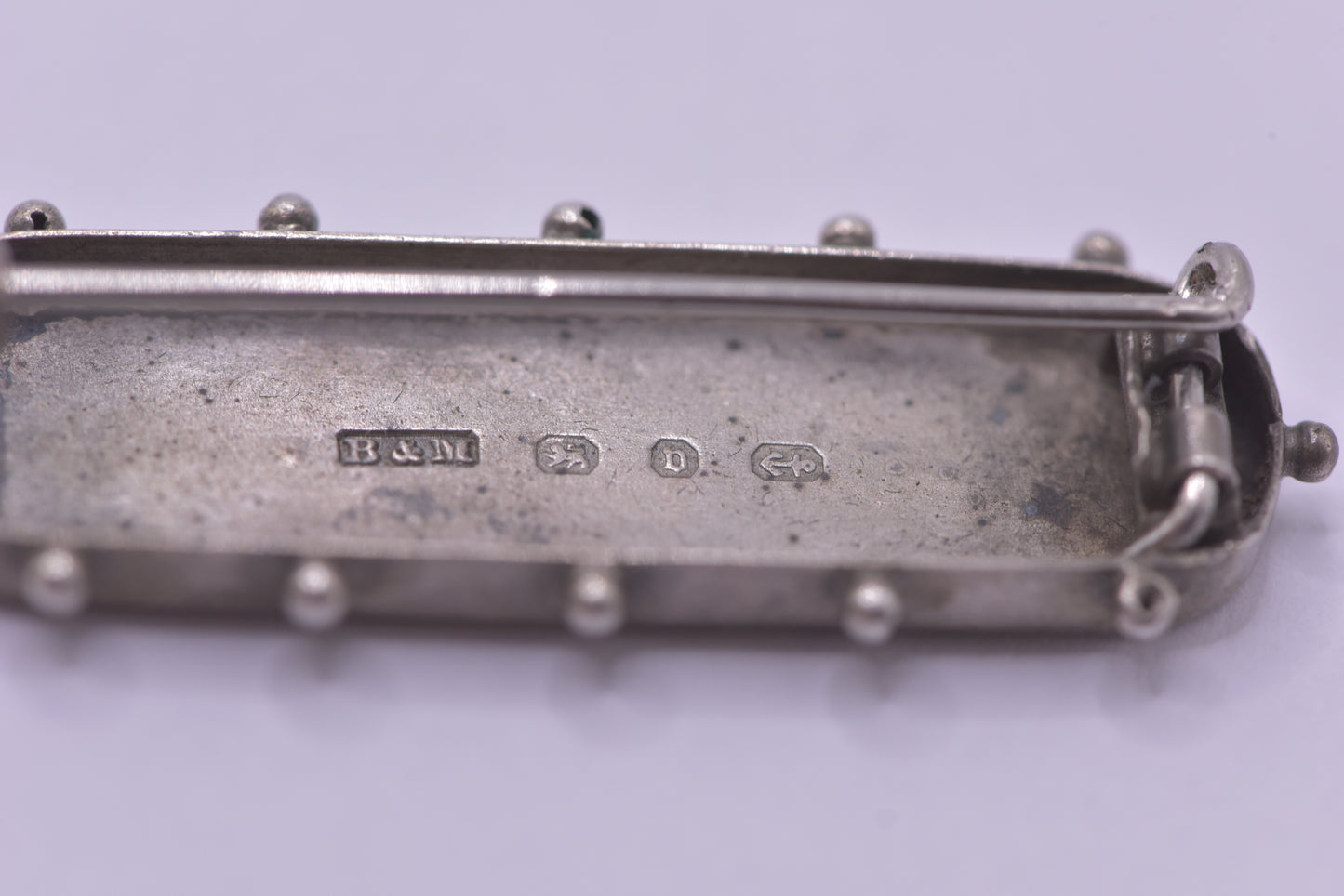 May - Late 1800's Antique Brooch STERLING SILVER