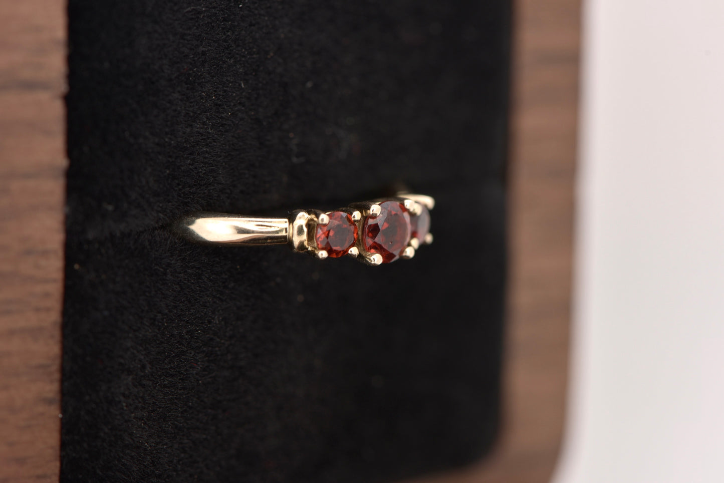 Suki - 9ct red stone gold ring