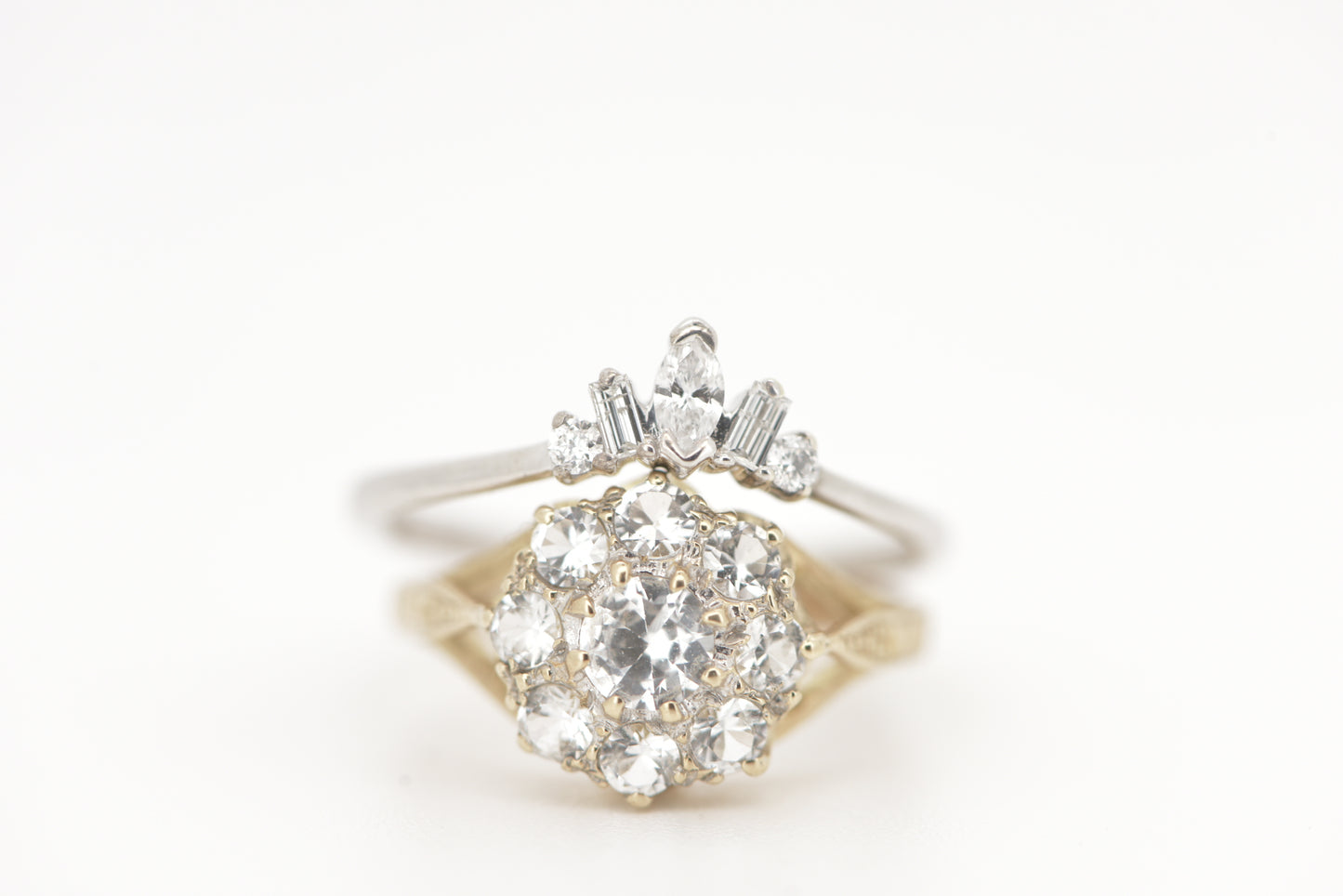 Aurora - 10ct white gold tiara ring