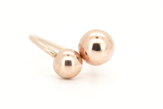 Jojo ring - 9ct rose gold ring - Christmas Baubles!