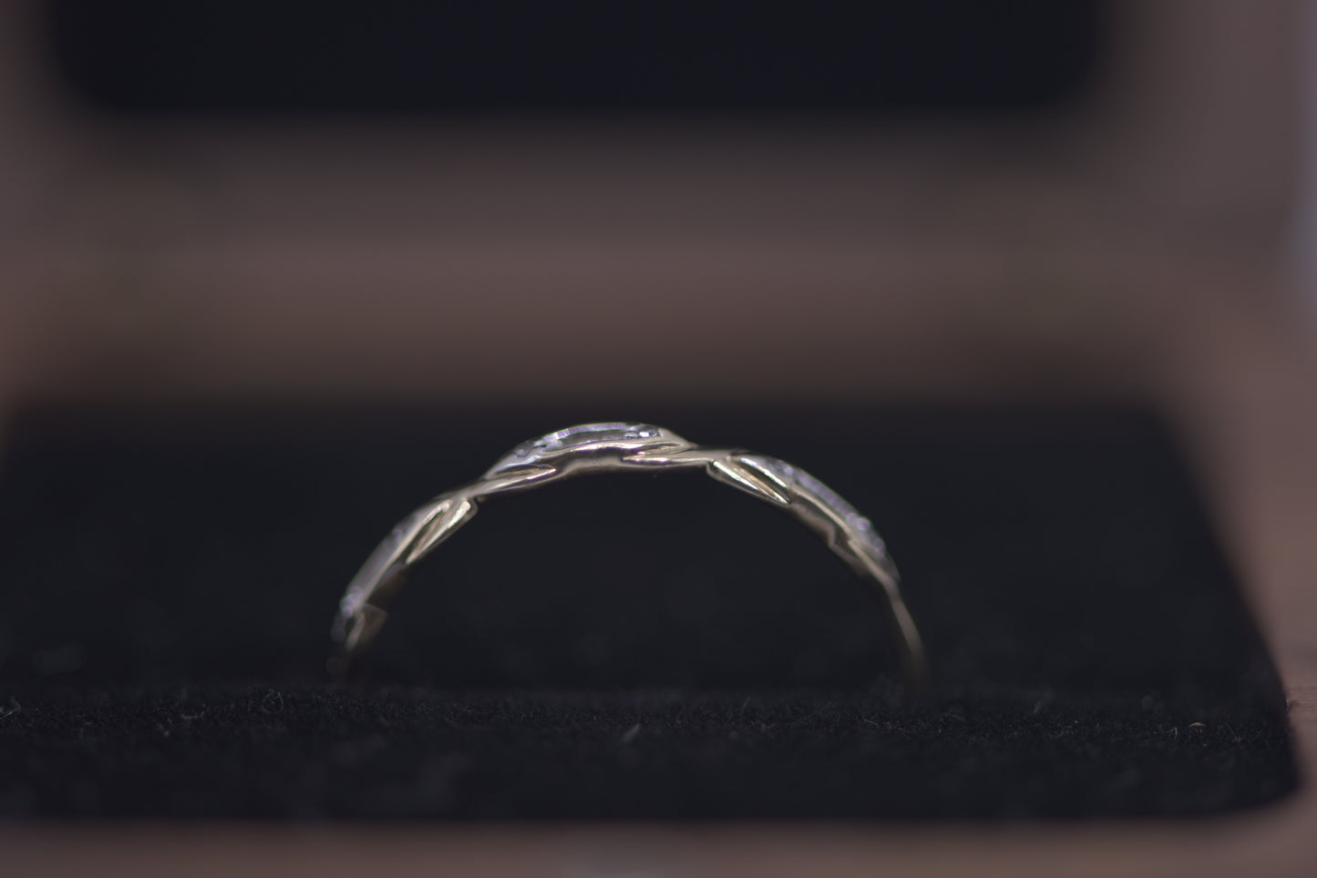 9ct dainty diamond ring